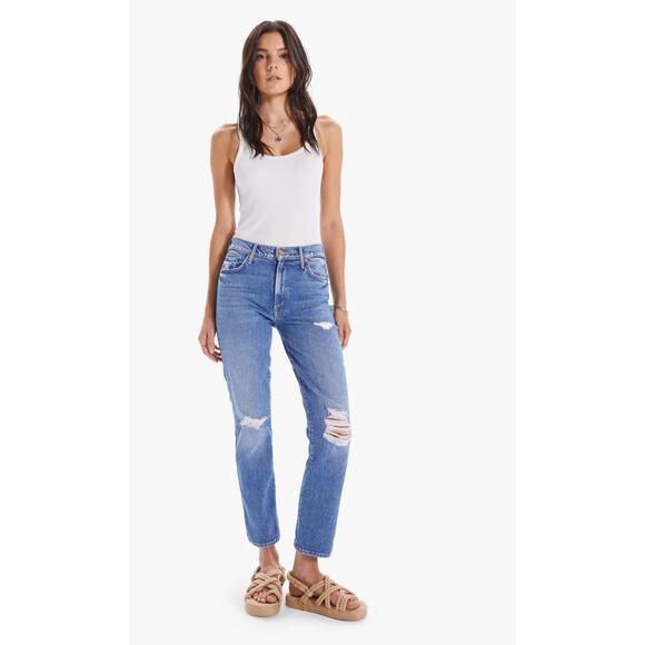EUC Mother The Insider Ankle in Bloom and Doom - 27 waist